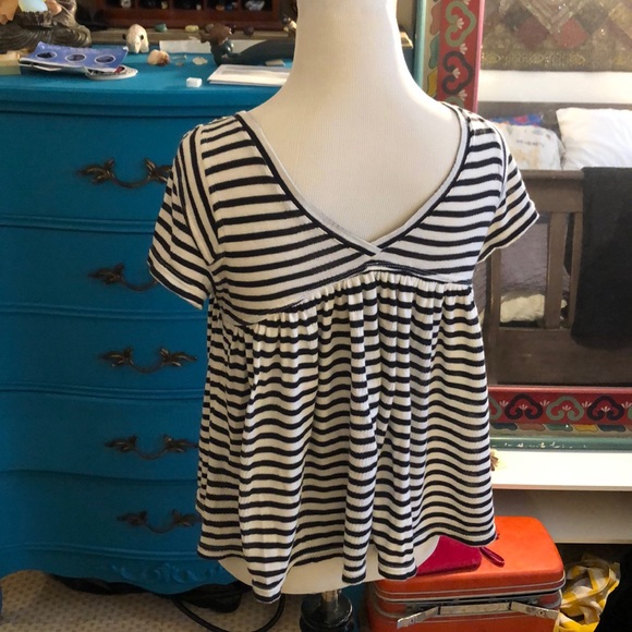 Free People Striped Top - Picture 2 of 4